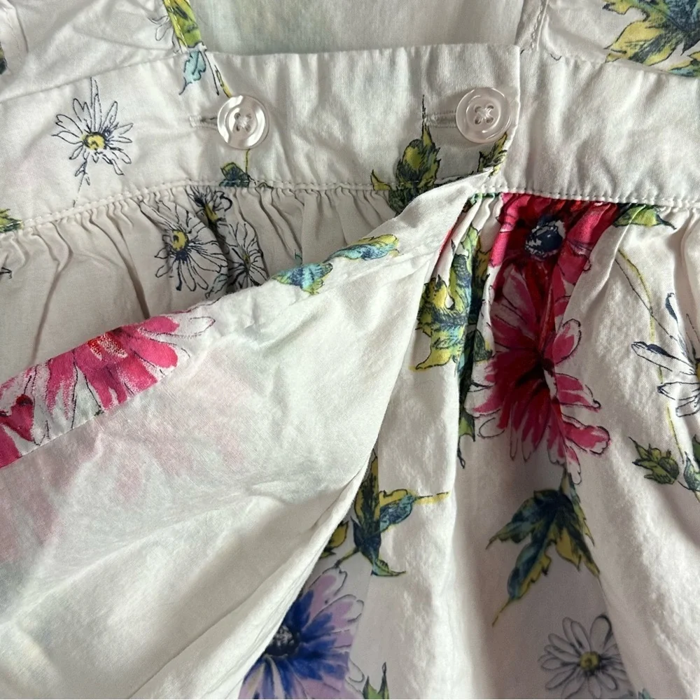 GAP BABY floral pinafore sundress - size 12-18 months